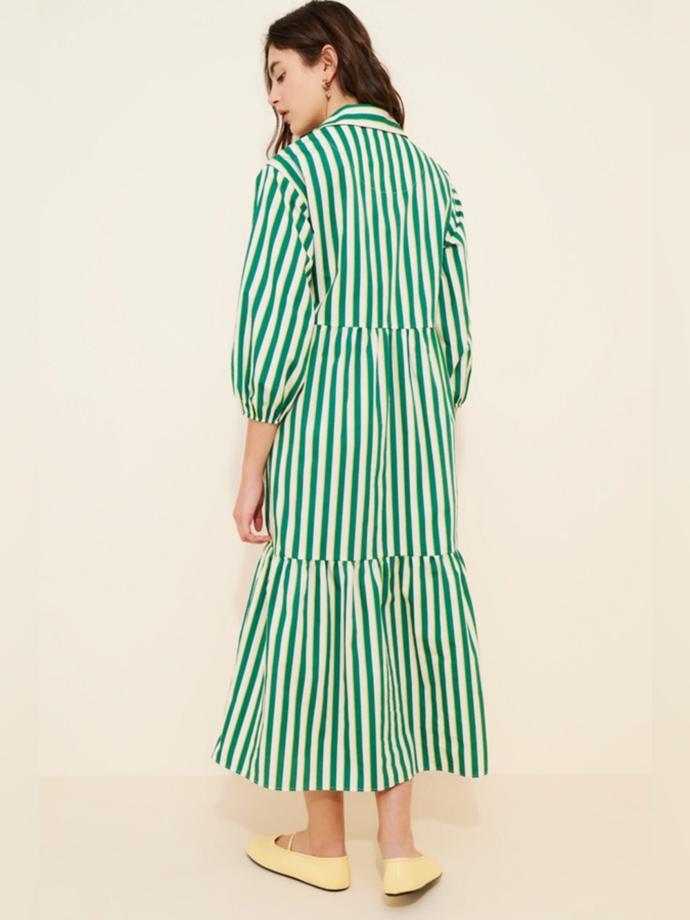 The Bettina Tiered Shirt Dress - Picture 4 of 8